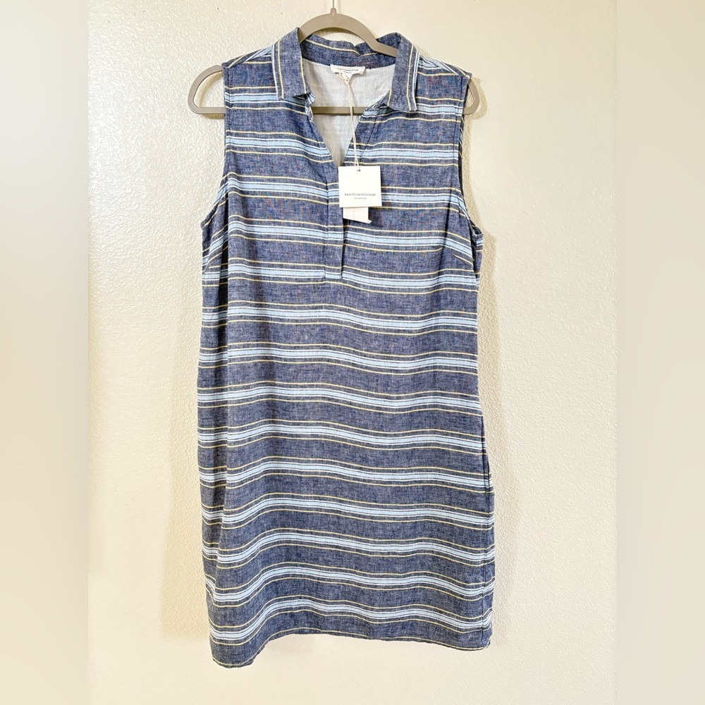 NWOT Nordstrom Blue and White Striped Dress